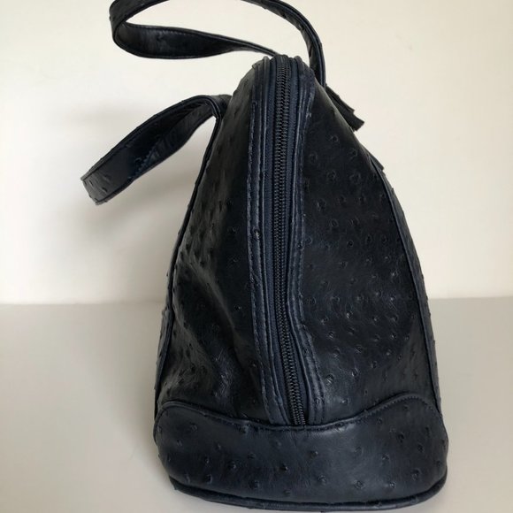 Toss Designs Navy Faux Leather Handbag - Picture 4 of 9